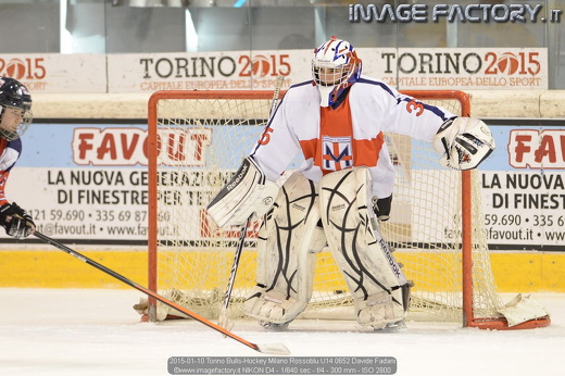 2015-01-10 Torino Bulls-Hockey Milano Rossoblu U14 0652 Davide Fadani